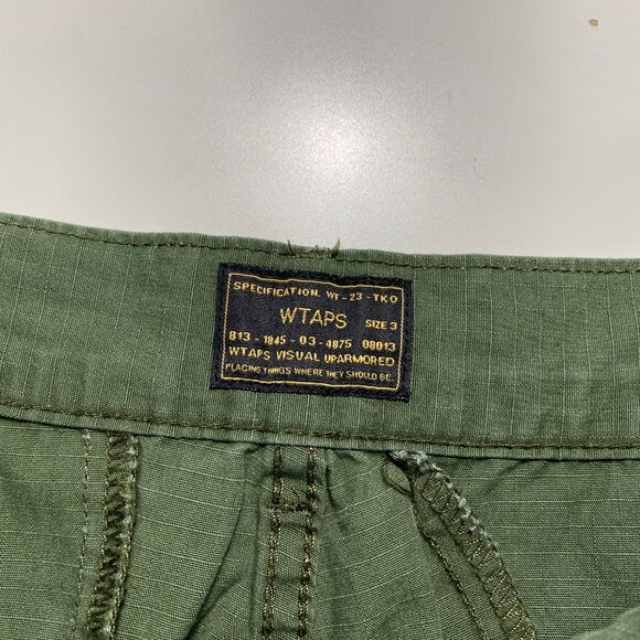 Wtaps Uparmored Mil-spec Ripstop Baggy fit Adjustable Cargo Pants size 3 / 32x28 - Picture 6 of 12